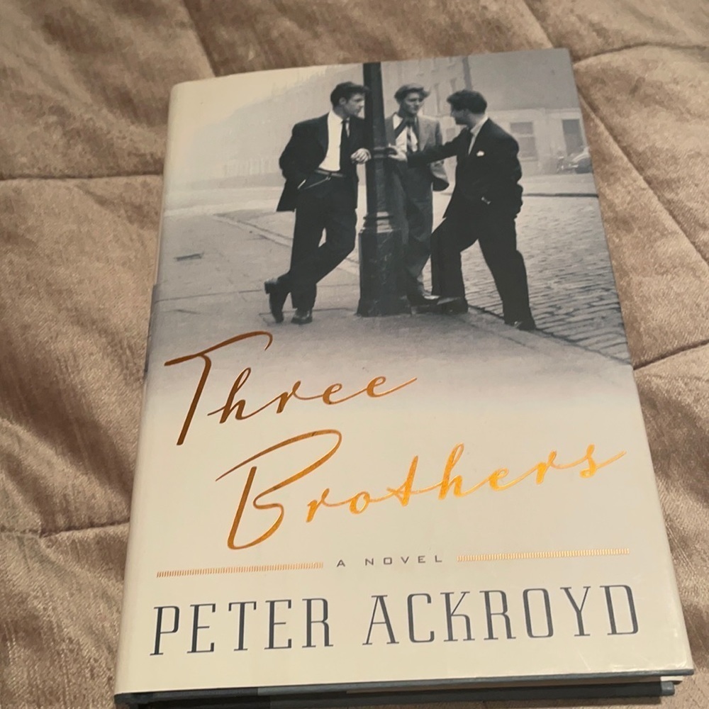6 for $10 THREE Brothers Book by Peter Ackroyd Novel NWTS
